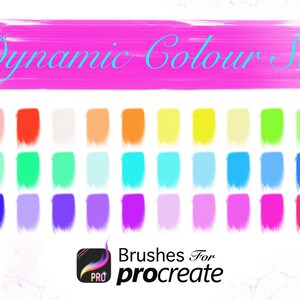 Dynamic Colour Set - Procreate Colour Palettes