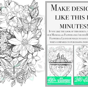 Mandala Dotwork Tattoos for Procreate - Procreate Stamps Ornate ...