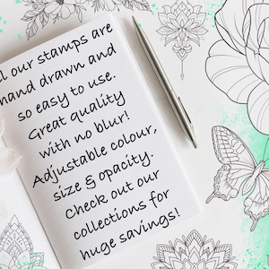 Mandala Dotwork Tattoos for Procreate - Procreate Stamps Ornate ...
