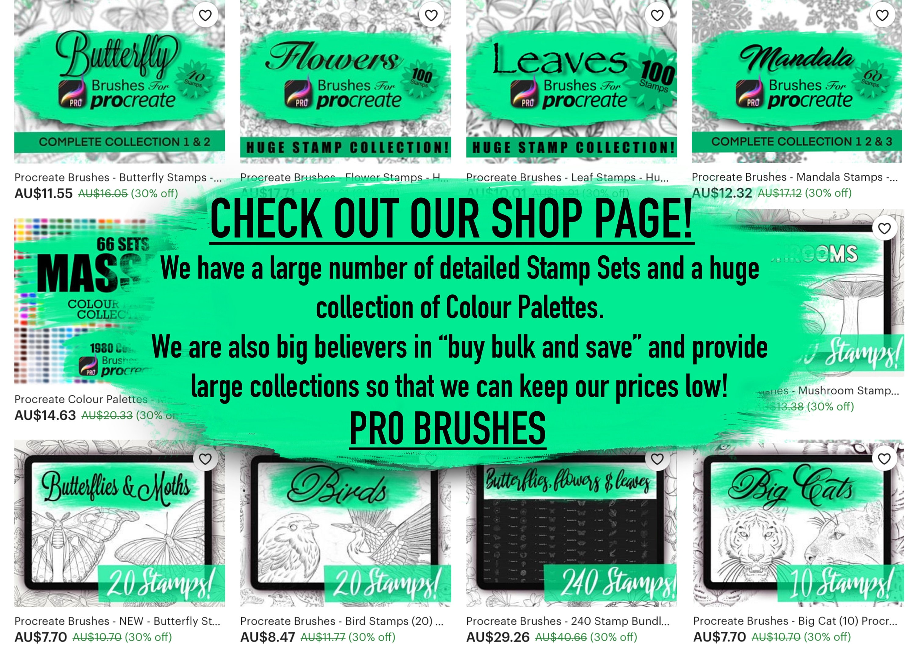 Luna Moth Colour Set Procreate Colour Palettes Etsy Canada 