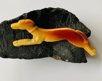 Broche vintage para cachorro Greyhound