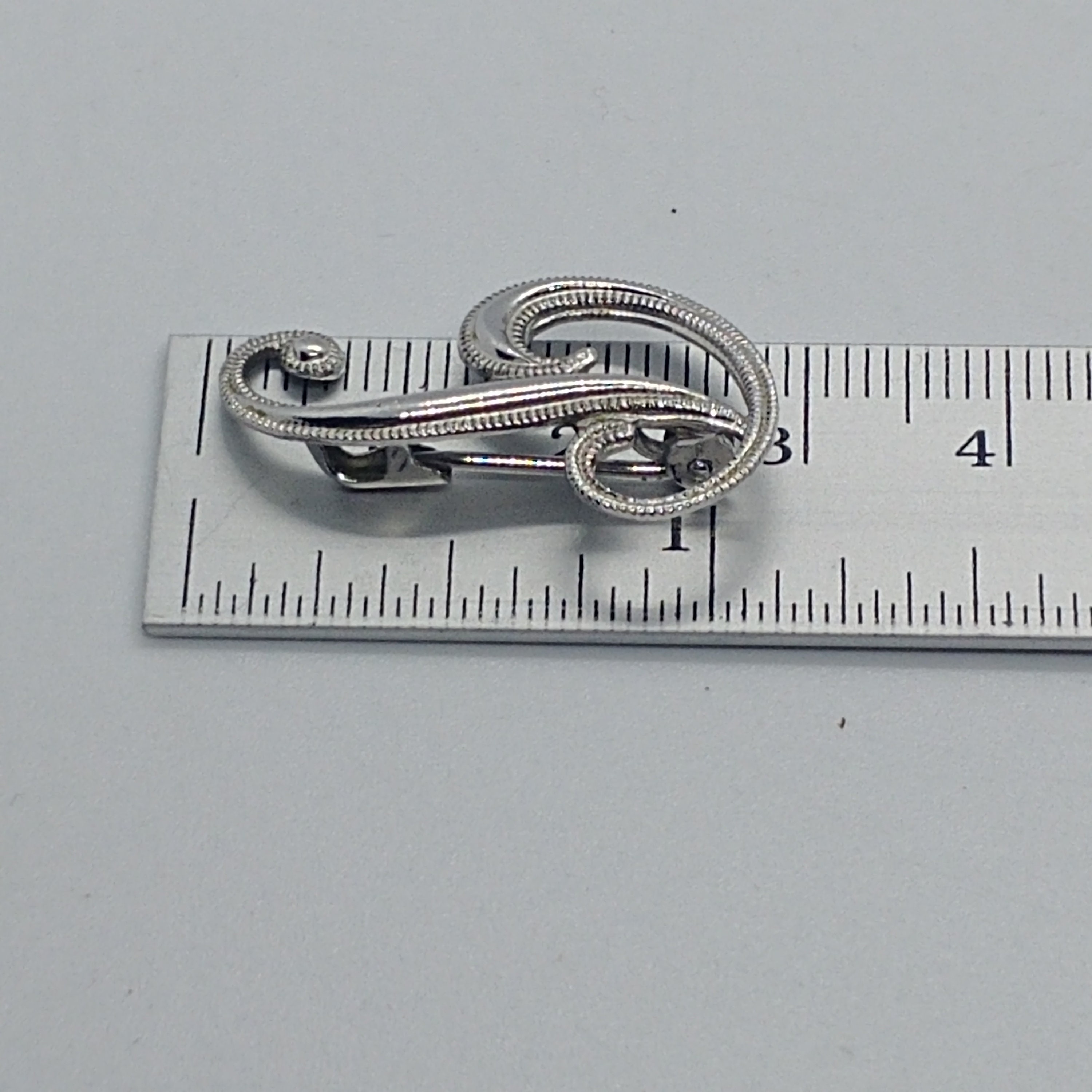 Vintage Brooch Pin Letter P Monogram Name Initial Brooch 835
