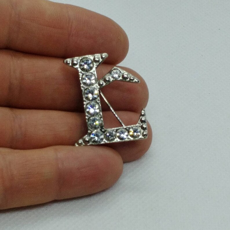 Vintage Brooch Pin Letter L Monogram Name Initial Lancome Brooch - Etsy