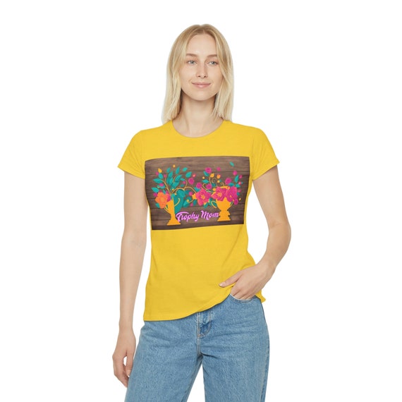 Trophy Mom Of The Year Mothers Day T Shirts Women Gift Trophy Mom Of The Year Mothers Day T Shirts Women Gift