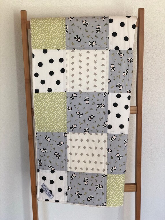 Baby Blanket Patchwork Blanket Baby Patchwork Blanket Front Etsy