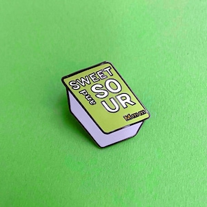 Sweet and Sour Enamel Pin