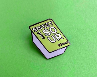 Sweet and Sour Enamel Pin