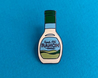 Hidden Valley Ranch Shaker Bottle Cup Plastic Pour Spout Salad Dressing  Mixer Vintage 
