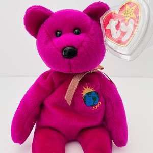 Vintage Millennium the Bear Beanie Baby 1999 MINT Condition Tush and Swing Tags