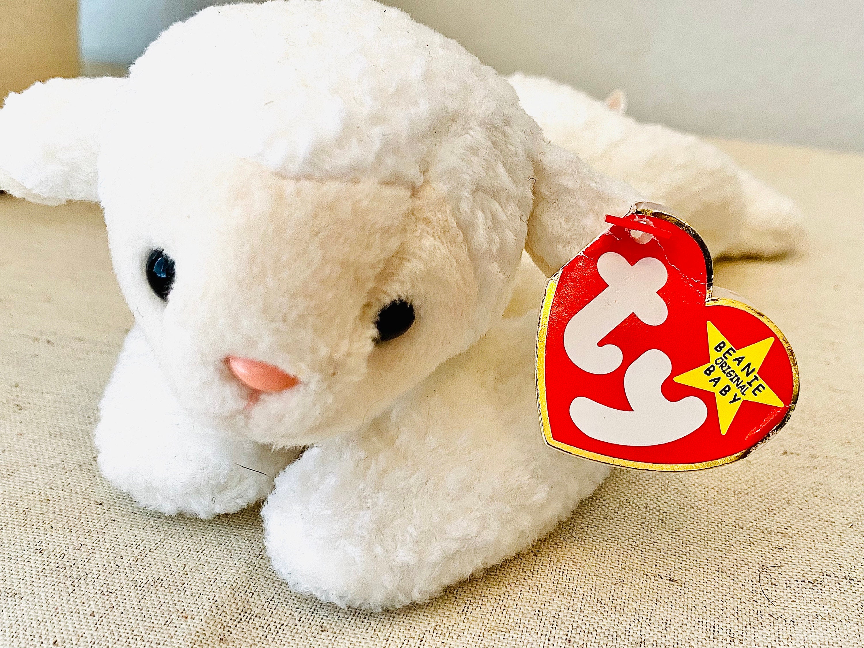 Vintage Fleece the Lamb Beanie Baby Adorable Baby Gift Mint Etsy
