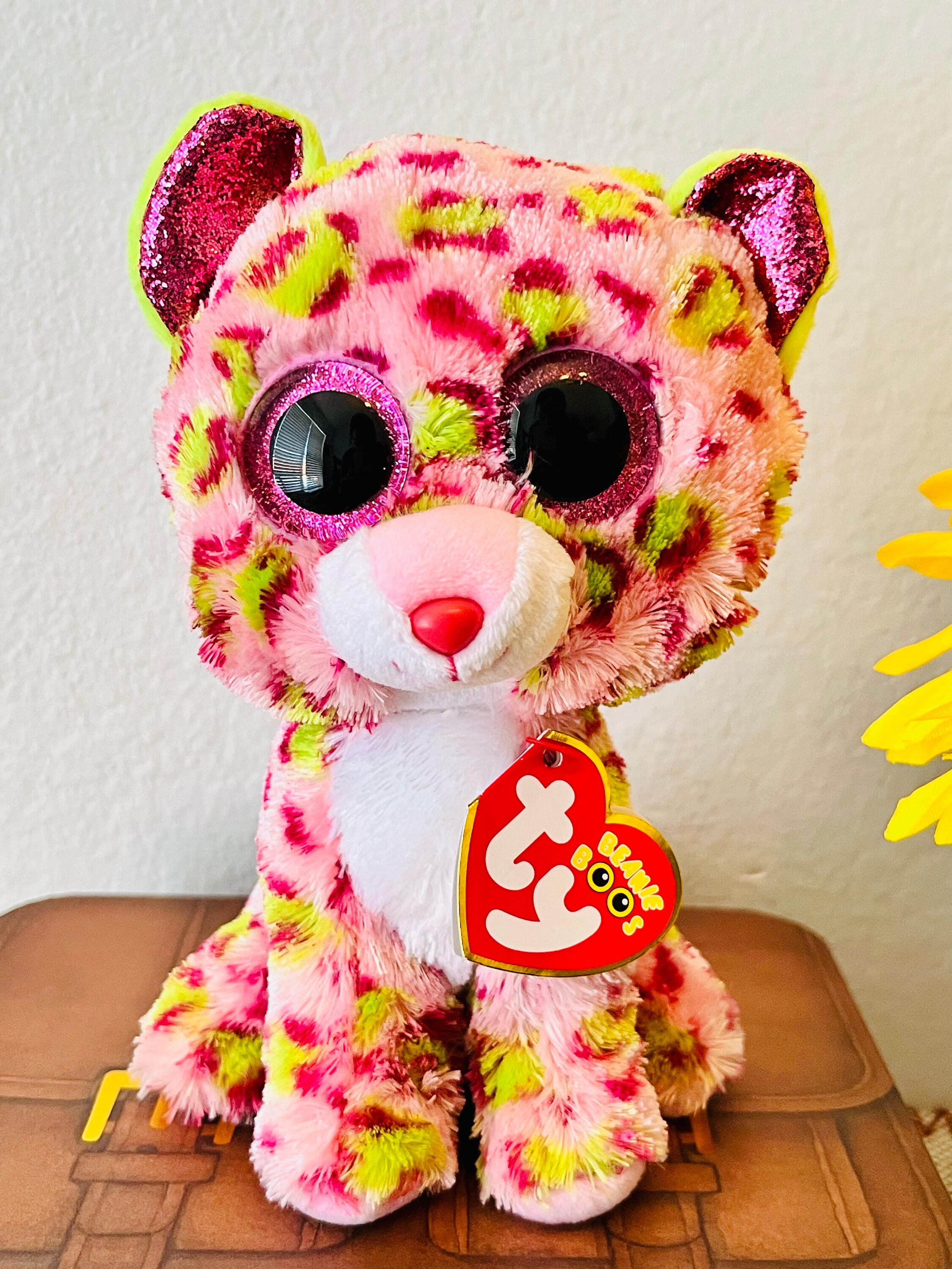 Ty : Beanie Boos - Cobalt the Leopard - Annies Hallmark and Gretchens  Hallmark $7.99