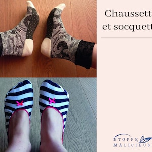 SEWING PATTERN PDF, socks and socks (French)