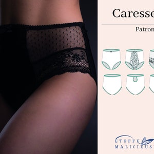 Sewing pattern PDF, Caresse la culotte haute (French)
