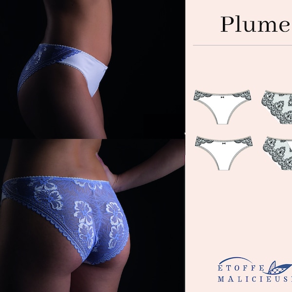 Sewing pattern PDF, Plume la culotte (French)