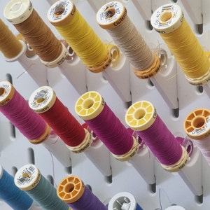 Thread Storage for IKEA Skadis Pegboard. Spool and Bobbin Storage. Crafty gift