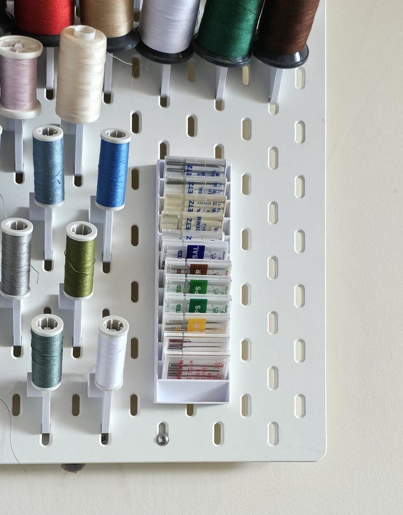 Needle Storage Accessory Machine Needle Storage for IKEA Skadis Pegboard. - Etsy