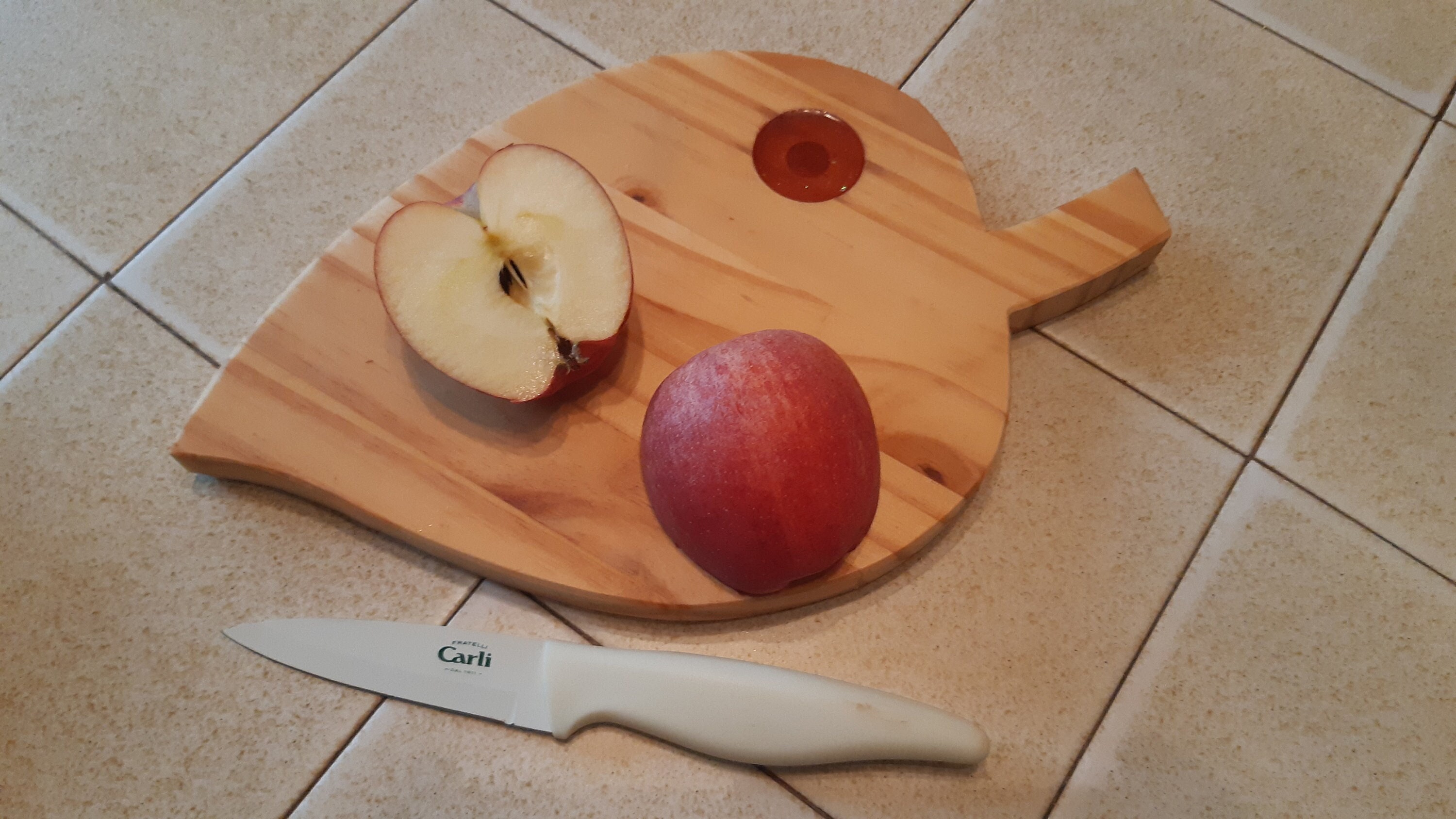 Planche à Découper Motif Feuille - Bois et Résine