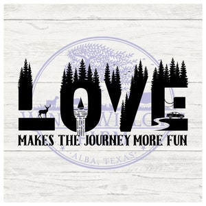 O amor torna a viagem mais divertida