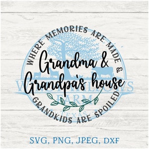 Grandma and Grandpa&#39;s house (names can be changed to anything just message me for a custom file)