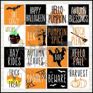 Halloween Mini Signs