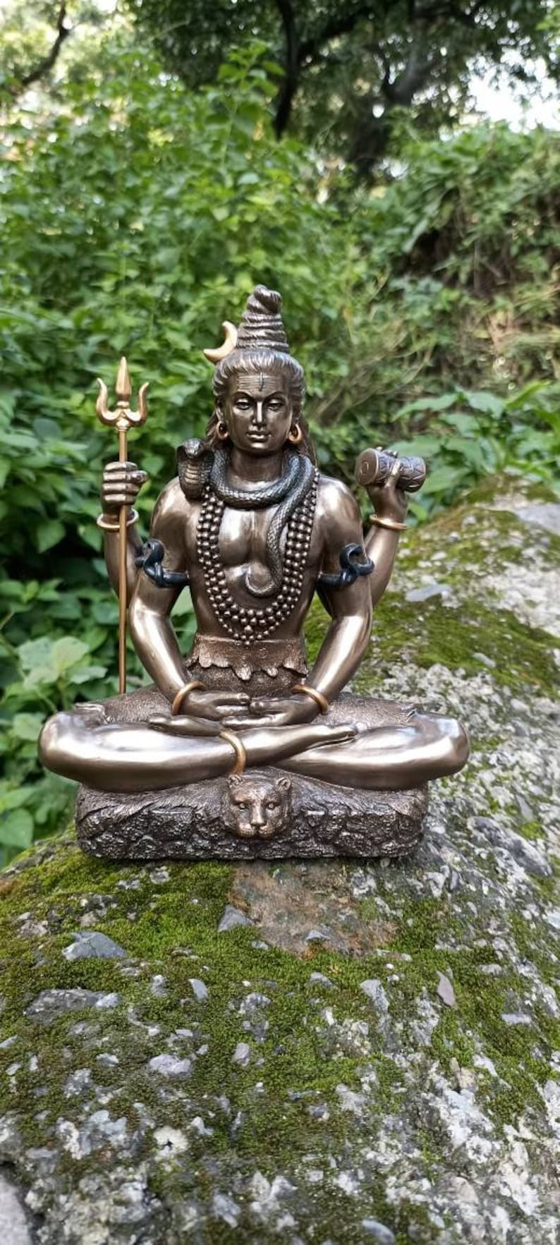 Shiva Statue Lord Shiva Statue Mahadev Statue Trishul Etsy