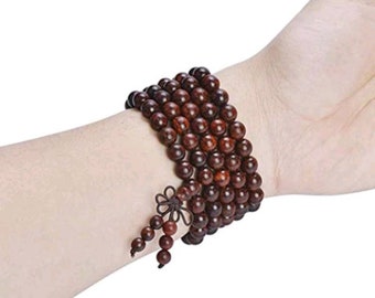 Mala Bead, 108 Mala Beads, Mala Bracelet, Wood Bracelet, Yoga Prayer Beads, Yoga bracelet, Yoga beads, Yoga gift, Bracelet for women
