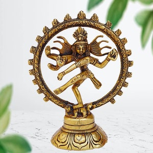 Brass Nataraja Statue, Dancing Shiva, Nataraja Statue, 35 Cm, Big Large  Brass Nataraja Idol, Nataraja Murti, Yoga Room Decor 