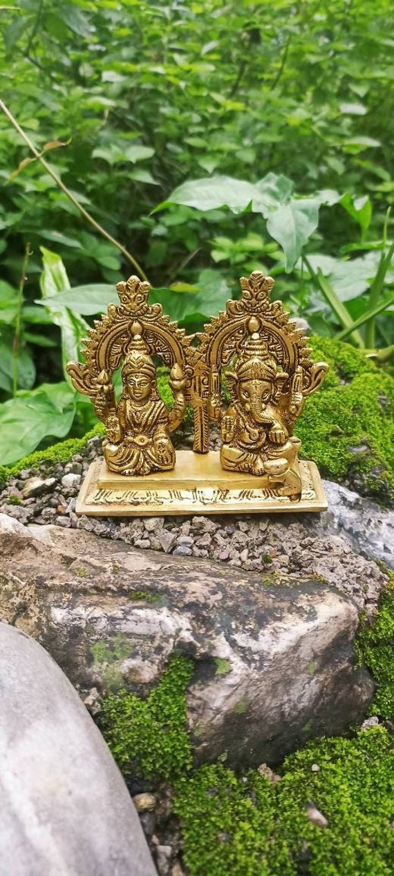 Ganesh Lakshmi Statue Diwali Puja Idol God of Wisdom Etsy