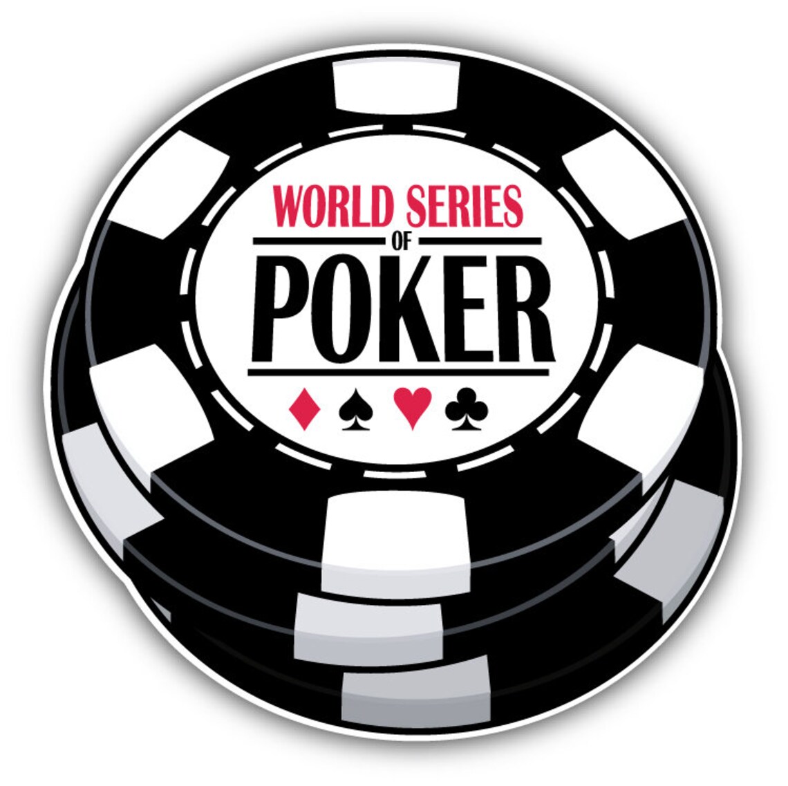 Poker World Championship Chips Car Bumper Sticker Decal Etsy