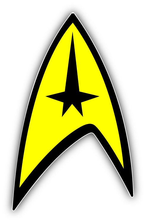 star trek emblem car decal