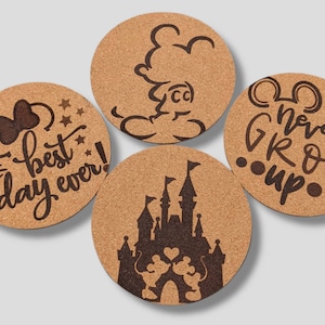 Juego de posavasos Disney / Posavasos lindos /