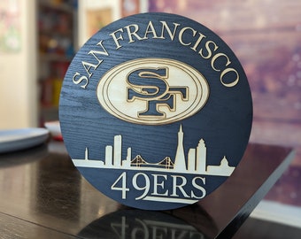 San Francisco 49ers Wall Sign | NFL Decor | Football