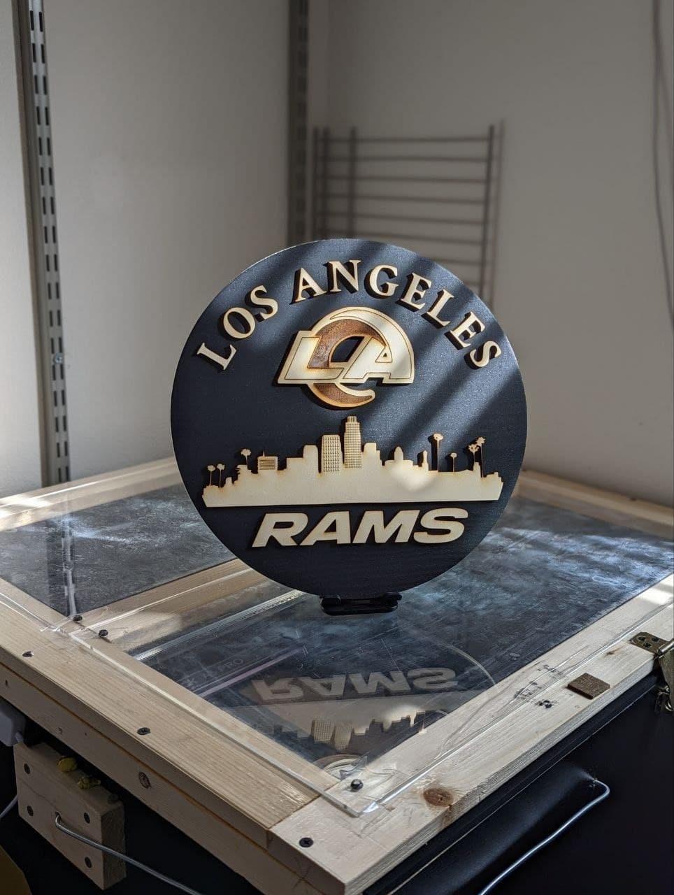 LA Rams Wall Sign | NFL Decor | Football - Etsy