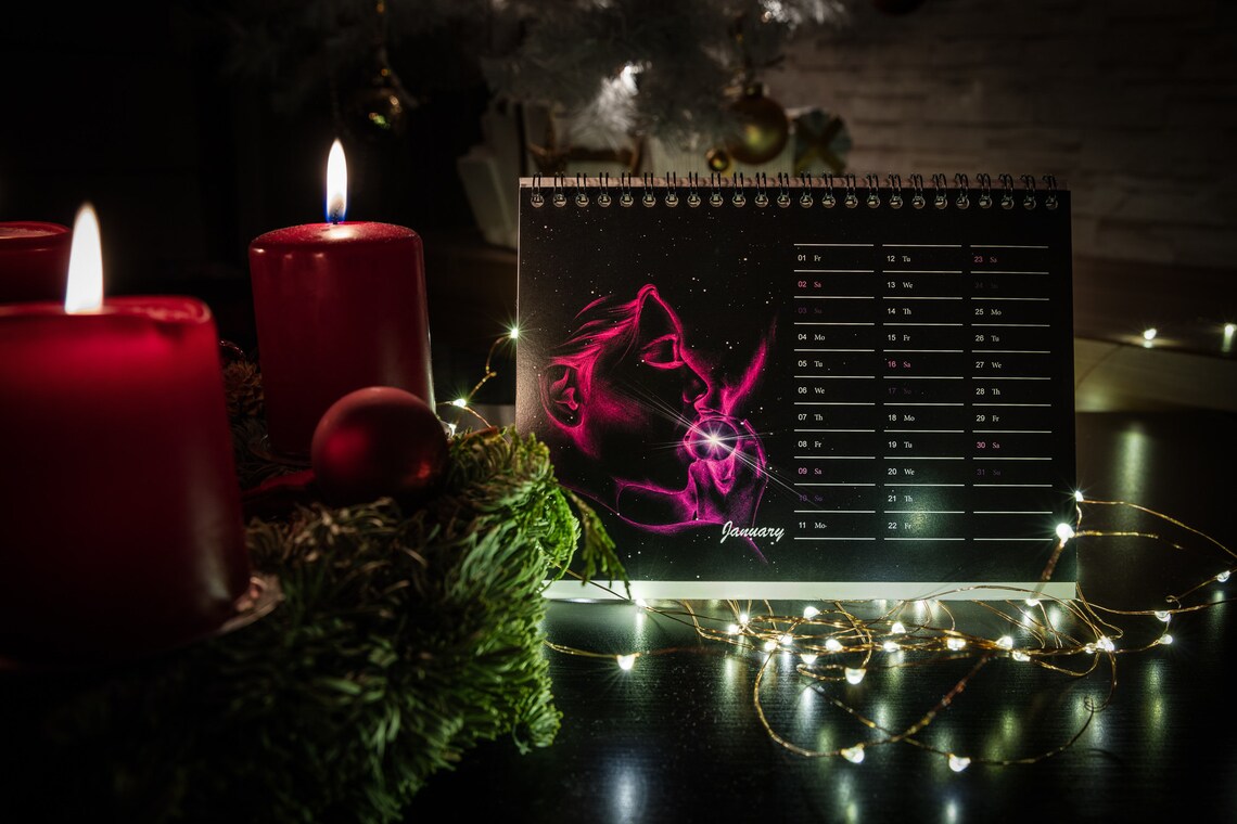Erotische Kalender Kunst 2021 Kunstkalender mit Zeichnungen  Etsy