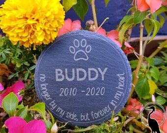 Gepersonaliseerde Slate Pet Memorial