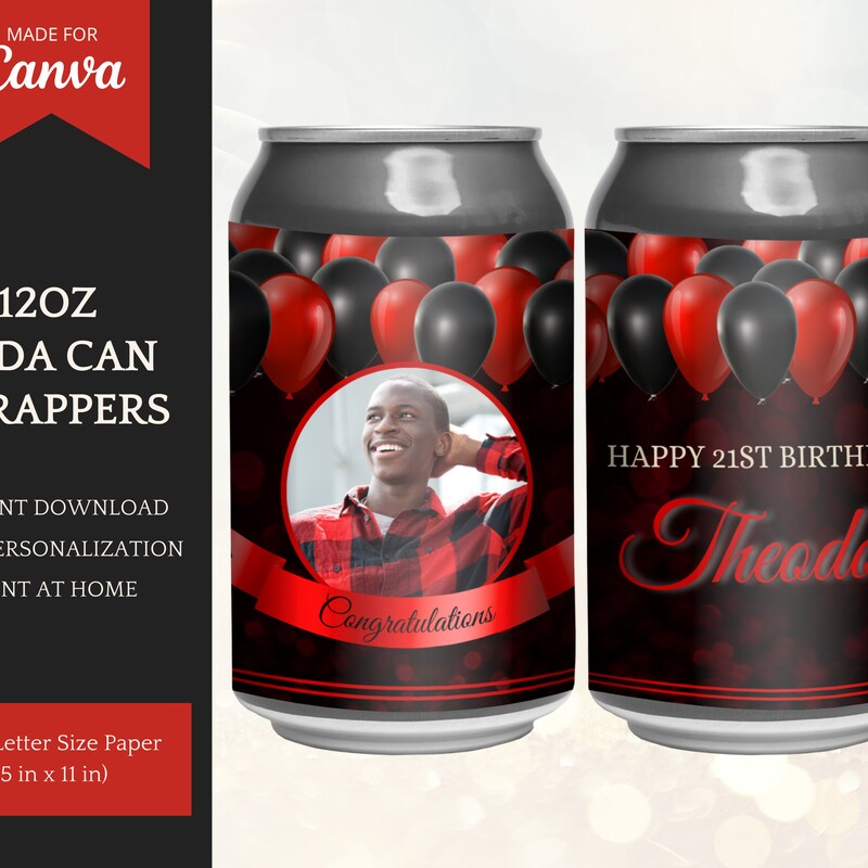 Coca Cola Label Template Etsy