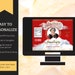 Chip Bag Template for Celebration of Life / Funeral / Memorial, Red ...