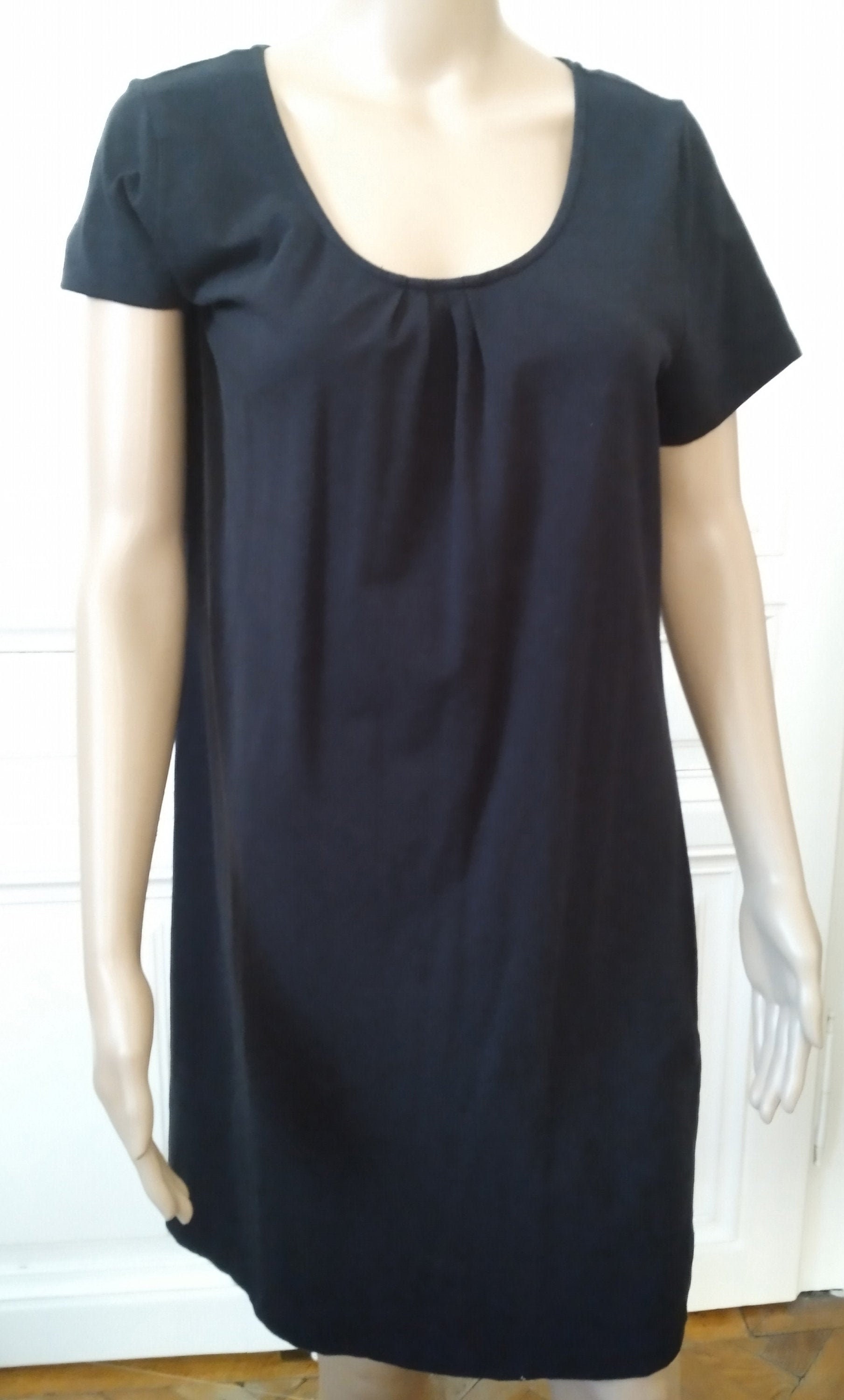 2 Pieces Dark Blue Cotton Dresses for 
