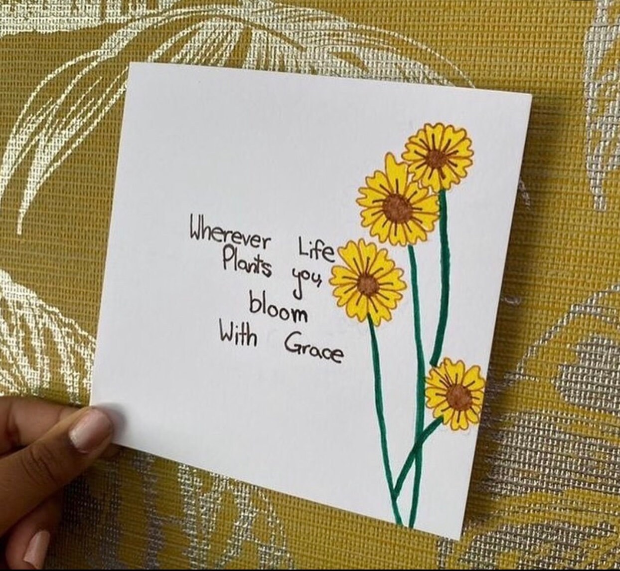 Wherever Life Plants You Bloom With Grace