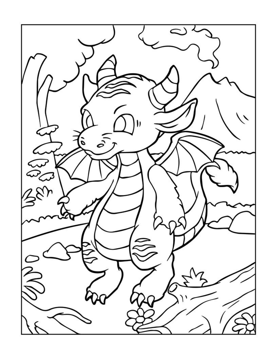 50 Dinosaur Coloring Pages Set of 50 Pages - Etsy