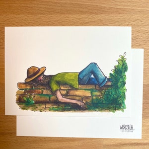 Postkarte Gärtner