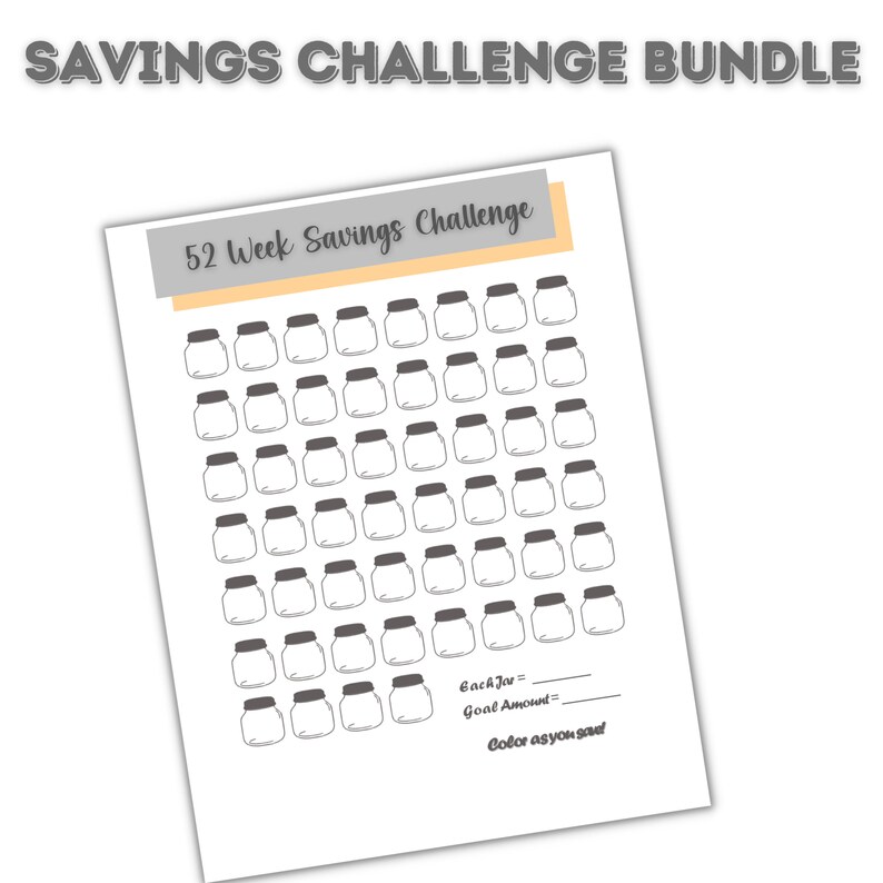 Mini Savings Challenge Bundle