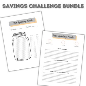 Mini Savings Challenge Bundle