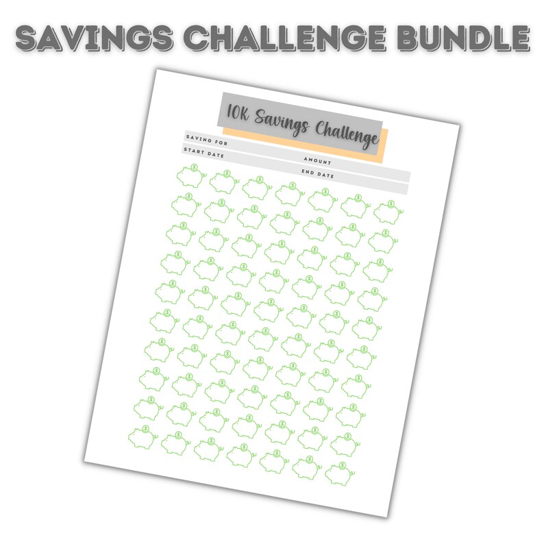 Mini Savings Challenge Bundle