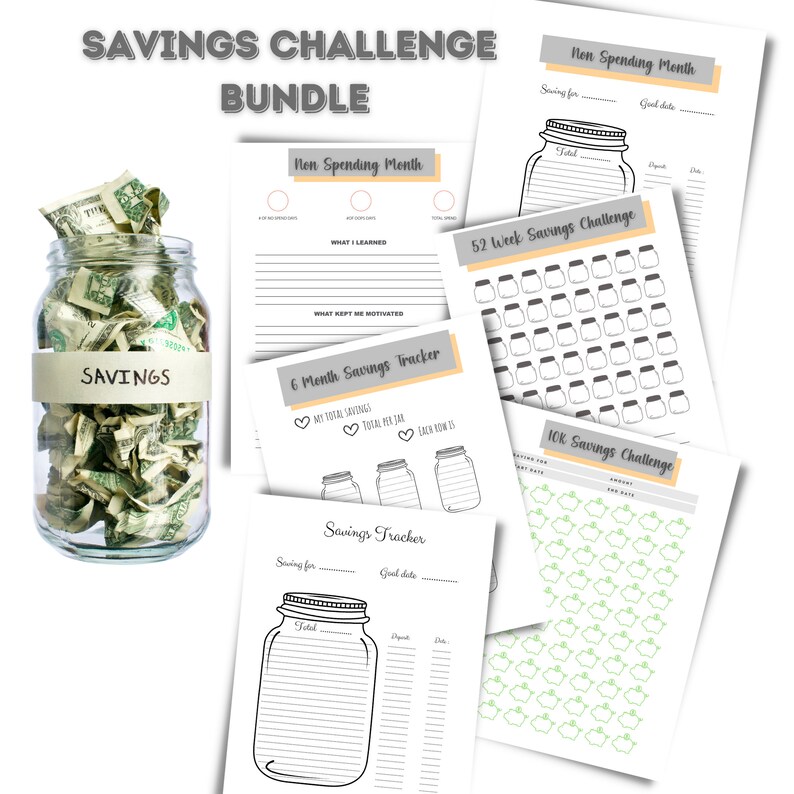 Mini Savings Challenge Bundle