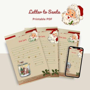 Carta a Papá Noel (PDF imprimible)