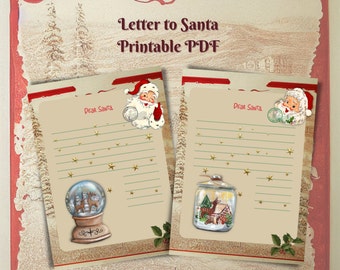 Letter to Santa Printable PDF
