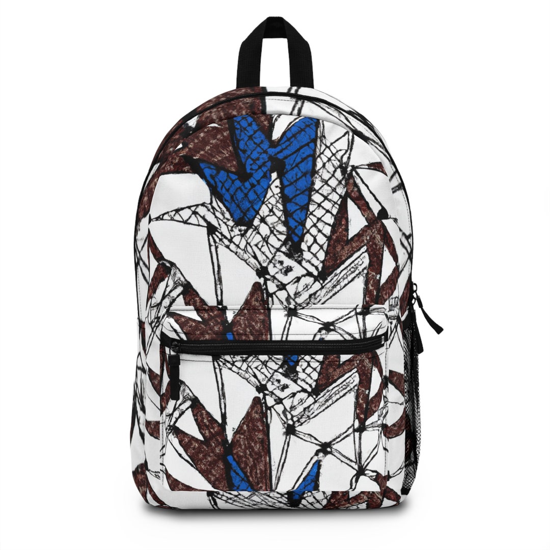 Trippin' Geometric Rainbow Book Bag Etsy