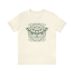 Celestial Luna Moth T-shirt | Mystical Insect Illustration Natural