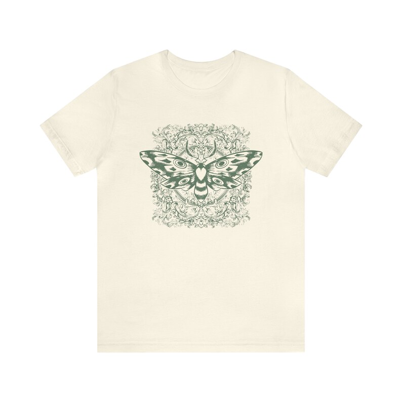 Celestial Luna Moth T-shirt | Mystical Insect Illustration Natural